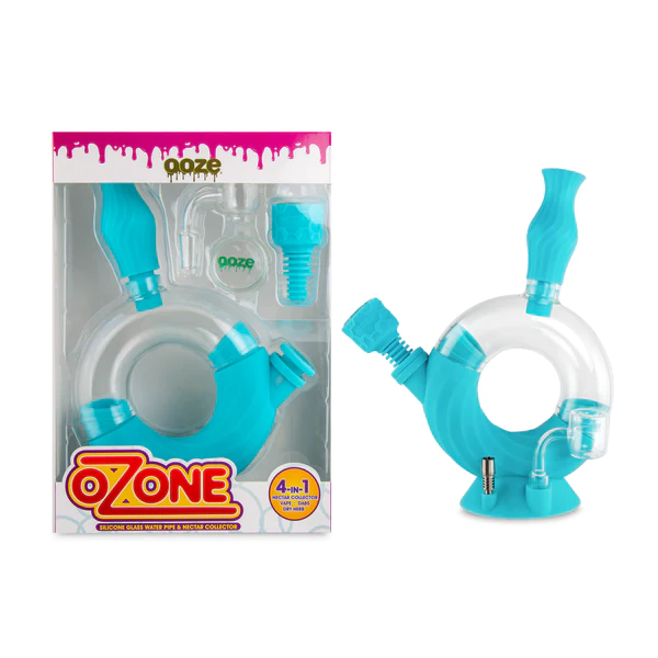 OOZE OZONE SILICONE WATER PIPE, DAB RIG & DAB STRAW ASSORTED