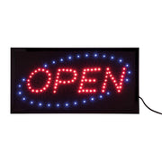 LED OPEN SIGN 21x13 RED & BLUE - 8022