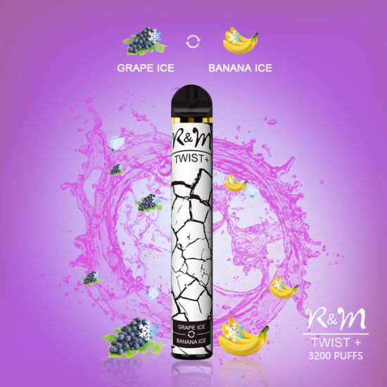 R & M TWIST PLUS 3200 PUFFS DISPOSABLE VAPE - DISPLAY OF 10