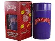 BACKWOODS 4 IN 1 UTILITY JAR WITH GRINDER & ONE HITTER ASSORTED COLORS