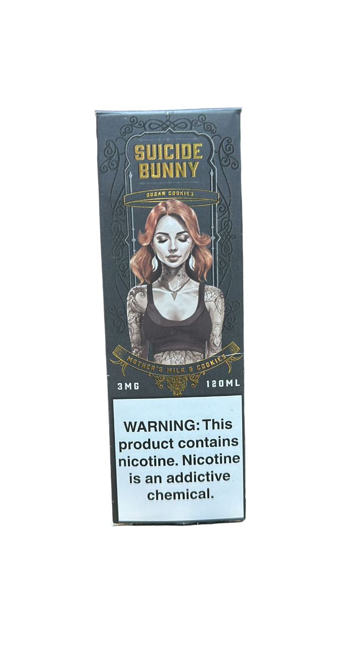 SUICIDE BUNNY MOTHER'S MILK AND COOKIES E-LIQUIDS 120ML
