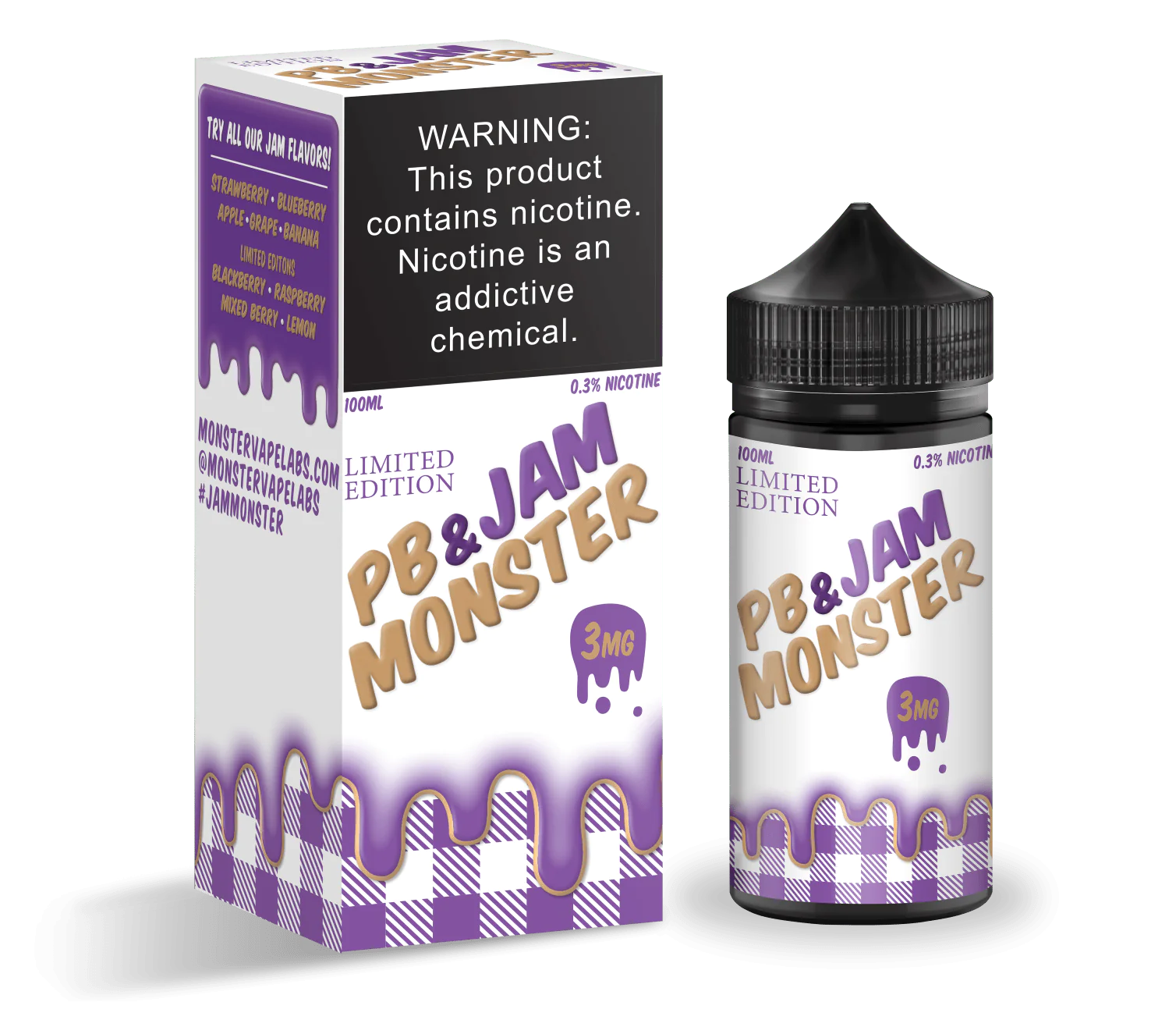 PB & JAM MONSTER E-LIQUID 100ML
