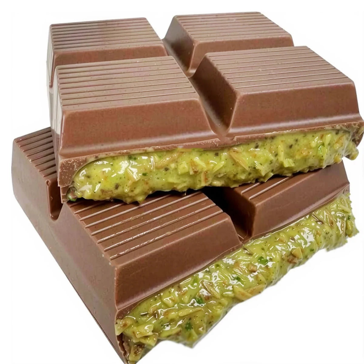 HIRMAS 185GMS MILK WITH PISTACHIO & KNAFEH DUBAI CHOCOLATE - 1CT