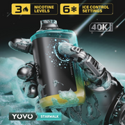 YOVO STARWALK (ICE & NICOTINE CONTROL) 40000 PUFFS DISPOSABLE - DISPLAY OF 5