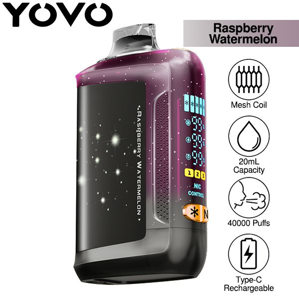 YOVO STARWALK (ICE & NICOTINE CONTROL) 40000 PUFFS DISPOSABLE - DISPLAY OF 5