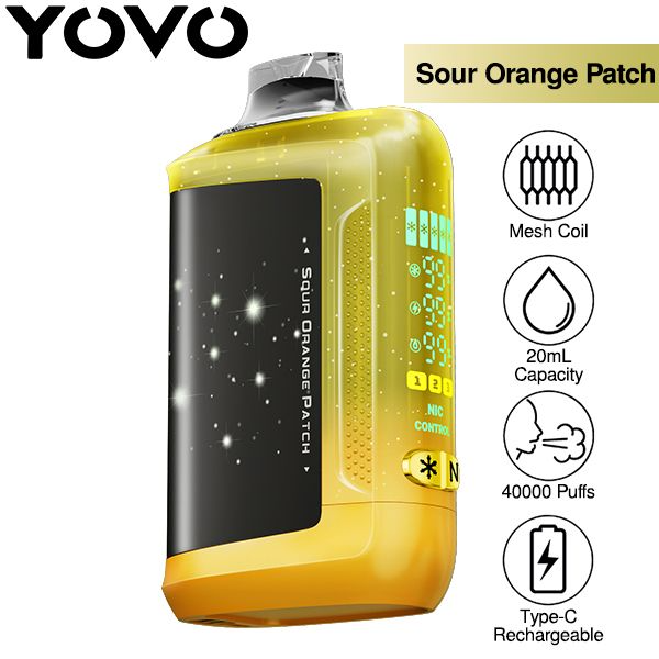 YOVO STARWALK (ICE & NICOTINE CONTROL) 40000 PUFFS DISPOSABLE - DISPLAY OF 5