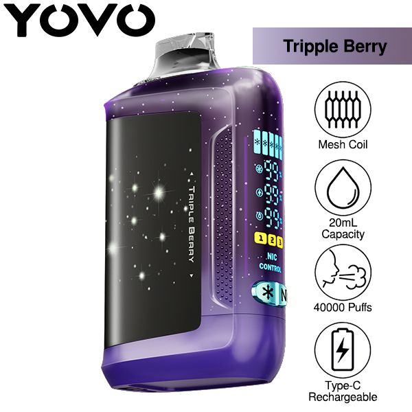 YOVO STARWALK (ICE & NICOTINE CONTROL) 40000 PUFFS DISPOSABLE - DISPLAY OF 5