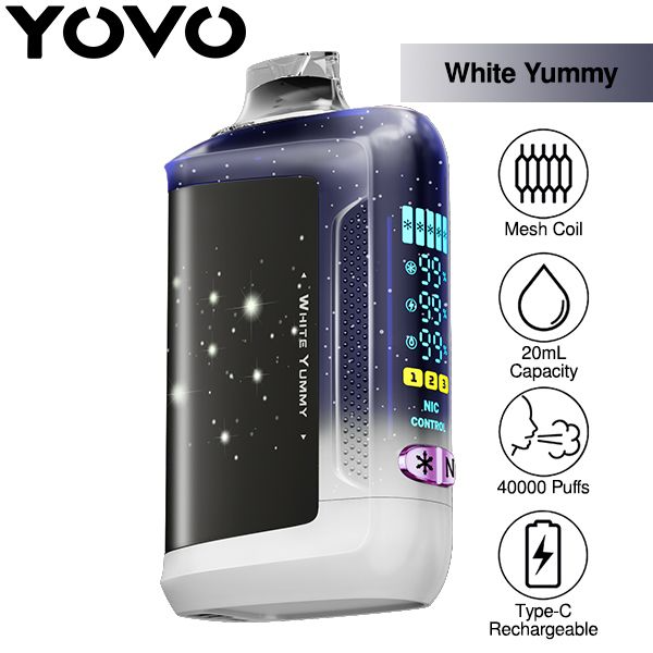 YOVO STARWALK (ICE & NICOTINE CONTROL) 40000 PUFFS DISPOSABLE - DISPLAY OF 5