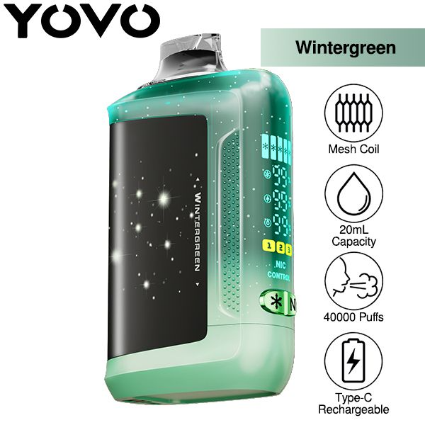 YOVO STARWALK (ICE & NICOTINE CONTROL) 40000 PUFFS DISPOSABLE - DISPLAY OF 5